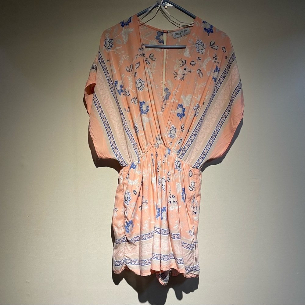 Kimono Style Romper With Pockets